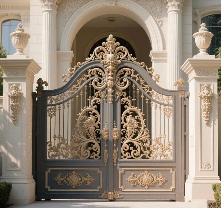 بوابات حديدية — حي الرمال