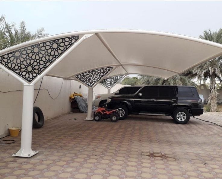 مظلات مواقف السيارات — عمل منفّذ 2
